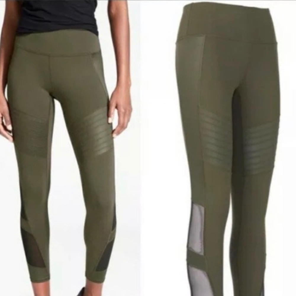 Athleta High-Rise Gleam Moto Tight
